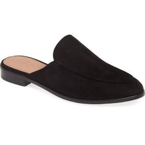 Caslon Evelyn Mule Black Suede Flats